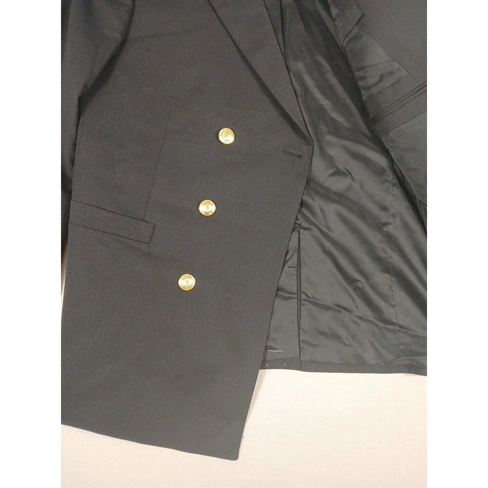 Vintage DELTA AIRLINES Double Breasted Pilot Blazer Made in USA